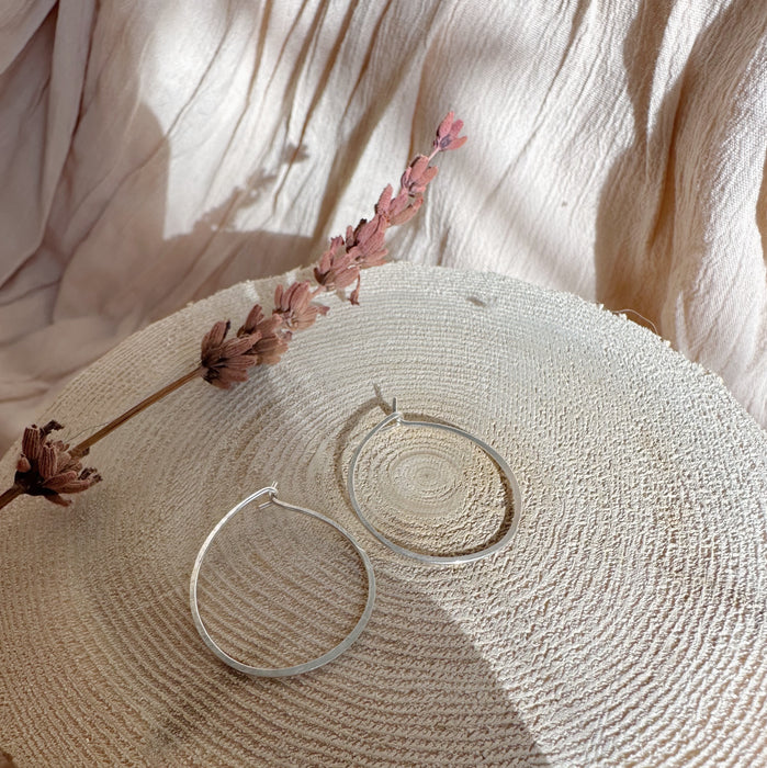 Sterling Wholeness Hoops