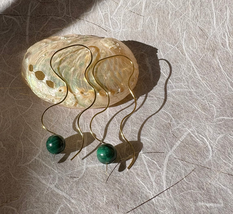 Malachite Wavy Threader